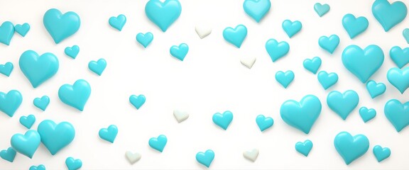 Soft Hearts Wallpaper for Tablet Customization