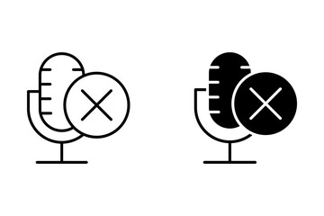 Microphone icon vector illustration. Sound concept. Website icon symbol illustration.Simple vector.
