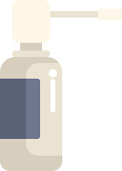 Nasal spray with blank label for adding your own branding