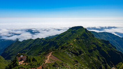 View from Pico Ruivo, Highest Peak of Madeira