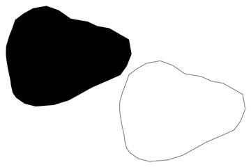 Nyala City (Republic of the Sudan, South Darfur State) map vector illustration, scribble sketch City of Nyala map