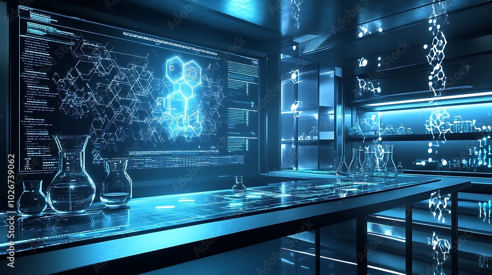 Poster digital systems ensure precise control of reactions in advanced chemistry lab