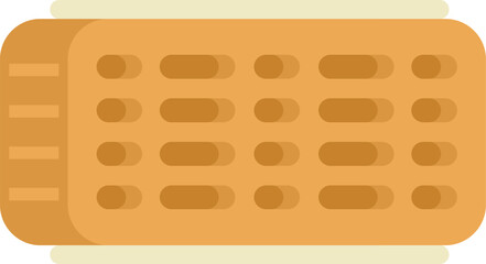 Air conditioner unit is cooling a room during summer