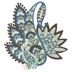 Paisley. Ethnic ornament. Vector illustration isolated