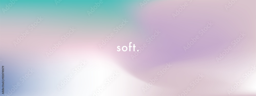 Poster abstract winter sky background. light violet, green color vector banner. pastel gradient sky pattern