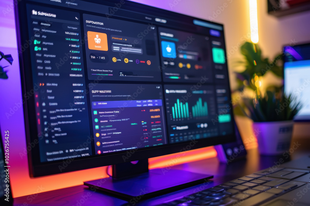 Poster ai-powered customer support dashboard for enhanced business communication and ticket management