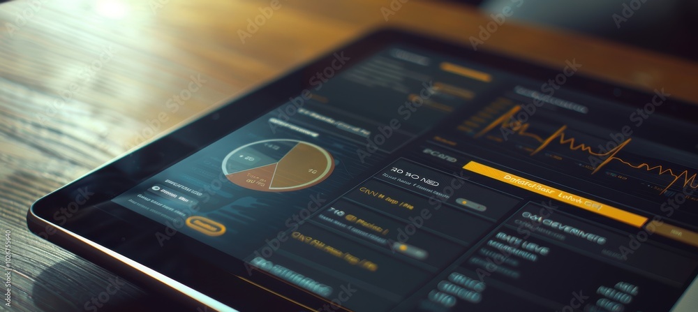 Aufkleber interactive online course quiz on tablet for modern e-learning and assessment design