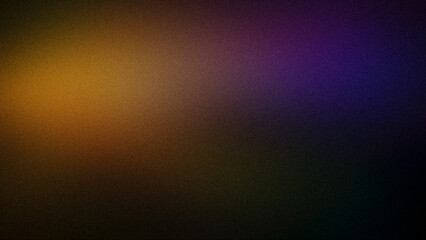 Abstract 4K gradient with a blend of orange, brown, purple, and dark green tones, featuring a grainy texture ideal for backgrounds, wallpapers, and digital designs