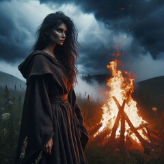 Fototapeta premium Mysterious Beauty in the Night