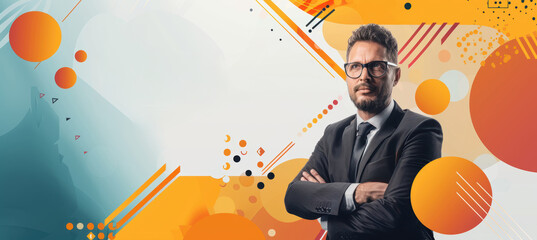 Corporate Seminar Flyer Design Featuring Keynote Speakers and Event Details