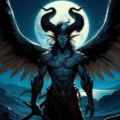 Dark Entity Controlling the Full Moon