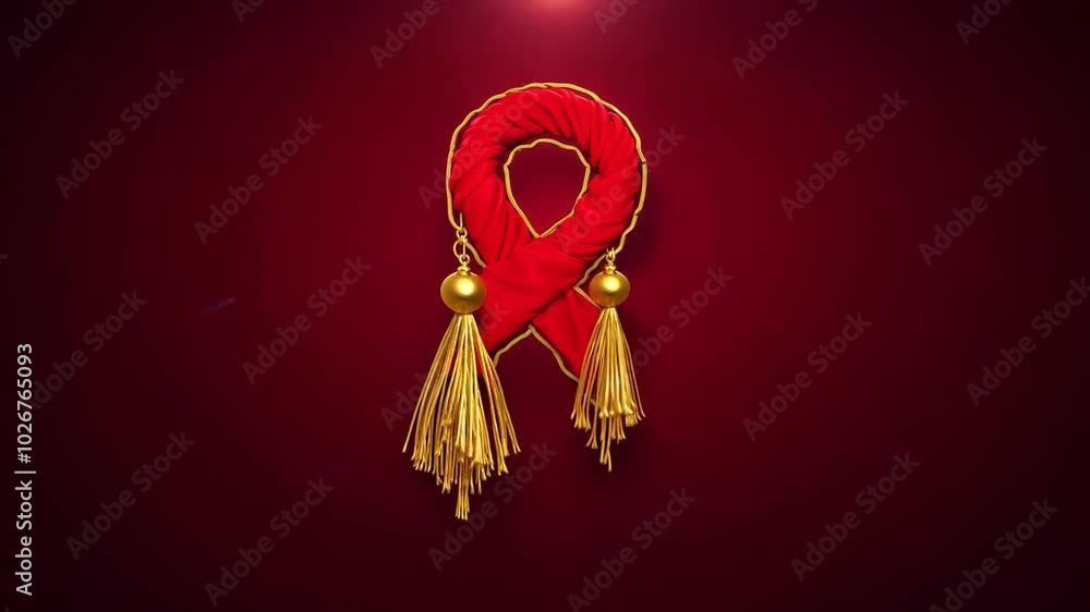 Poster a solid red background with a slight gradient and some light speckles.