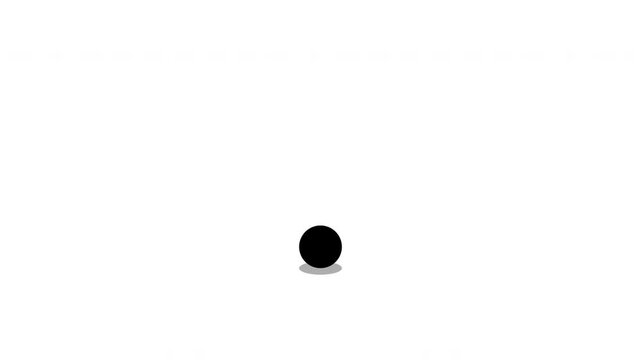 Bouncing Ball Animation,dropped motion graphic
