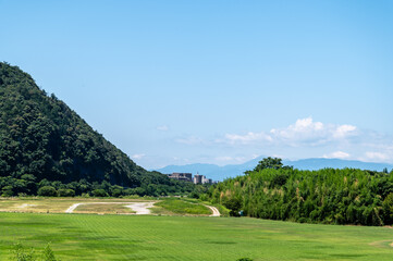 長良川の河川敷