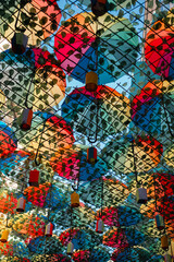 colorful umbrella background