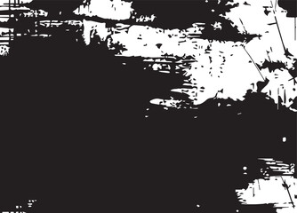 Black and white grunge. Vector monochrome texture