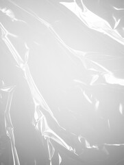 Abstract Plastic Wrap Texture, Transparent Design Element Overlay Effect. Png