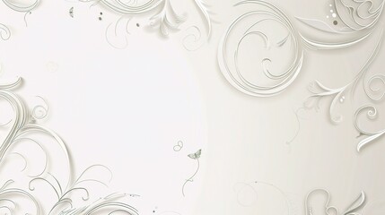 Simple and Beautiful Design on White Background - an elegant and charming visual. The simple yet stunning design on a pure white background creates a refined and aesthetic scene