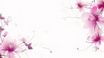 Simple and Beautiful Design on White Background - an elegant and charming visual. The simple yet stunning design on a pure white background creates a refined and aesthetic scene