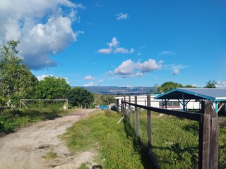 Fototapeta premium bridge over the river