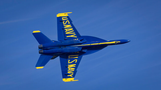 The Navy's Blue Angels demonstration Team