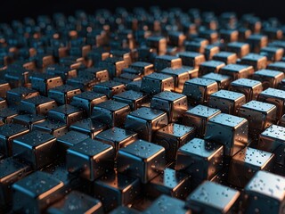 Fototapeta premium close up of a computer keyboard