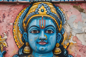 Hindu God Vishnu, Generative AI