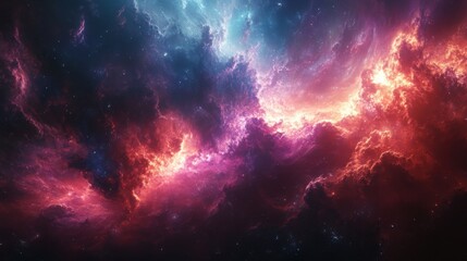Obraz premium explosion of space