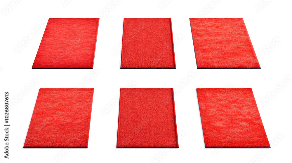 Poster red carpets arranged for an event showcasing elegance and style generative ai