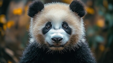 Obraz premium a panda analyzing data sheets symbolizing the pandas python package for data manipulation and analysis