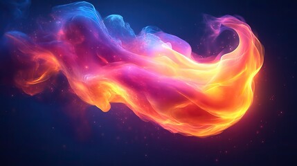 Fototapeta premium a stylized flame symbol representing the pytorch machine learning library signifying power and innovation in ai and deep learning