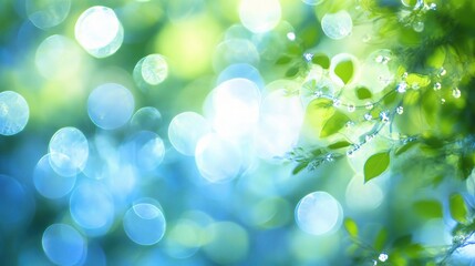 Obraz premium Soft Focus Nature Background with Bokeh Effect