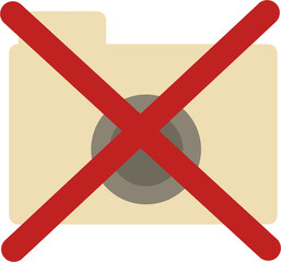 Obraz premium 디지털 카메라 금지2