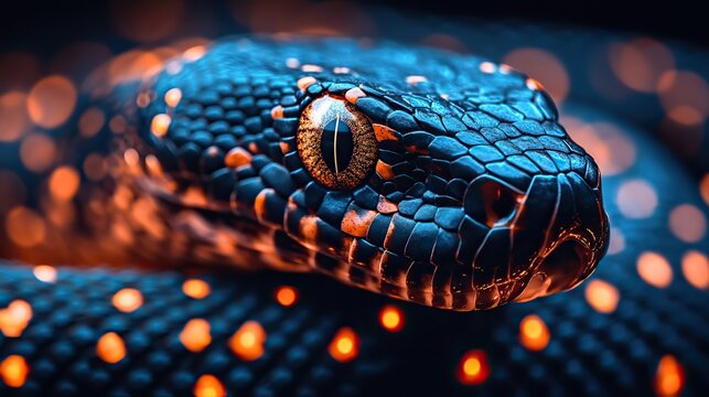 image contrasting python and javascript in software development featuring a snake and code elements