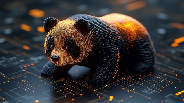 pandas data analysis and manipulation tool with abstract data visualization elements