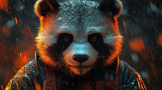 pandas text with abstract data visualization elements representing data analysis and manipulation