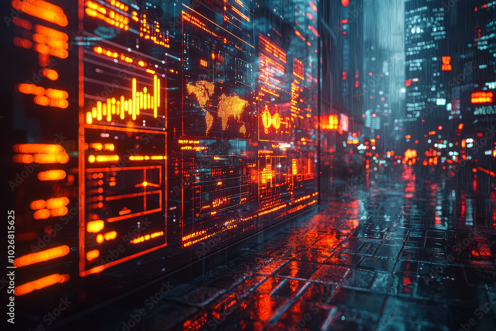 Poster a business using ai to analyze market trends and make data-driven decisions to stay ahead of the com
