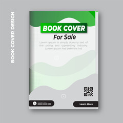 Naklejka premium Book cover product design template