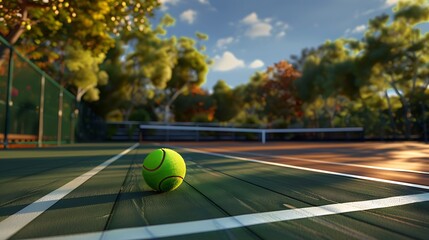Tennis in the playground or with a hardwood floors furniture scene