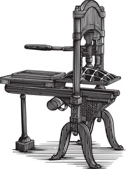 Antique Printing Press