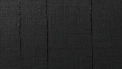 black linen card stock fills the entire frame, with intricate woven fibers and subtle weave patterns creating a tactile