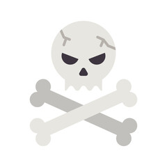 skull and bone Halloween  Icon