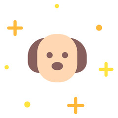 빛나는 강아지 아이콘  © Llisole