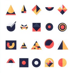 Geometric Shapes Abstract Design Collection 