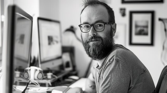 Chaotic UX designer  juggling multiple tasks at once, showcasing the challenges of managing parallel design projects. A scene that highlights multitasking, stress, and creativity in the fast-paced