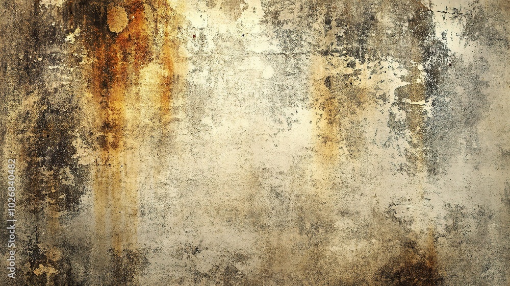 Poster grungy textured background with rust and wear