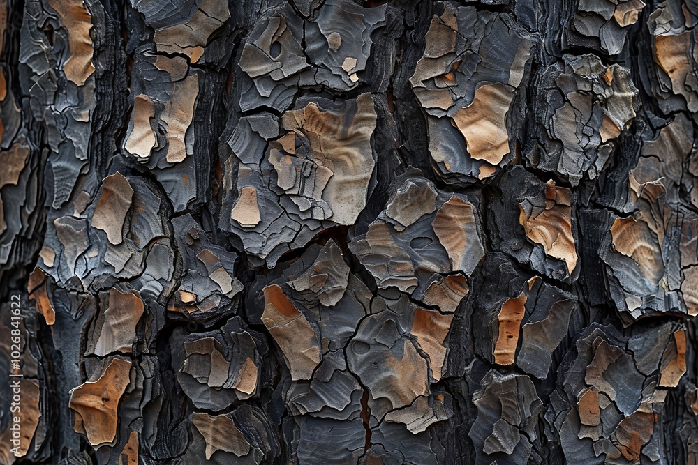Poster pine tree bark texture. abstract background and texture for design.