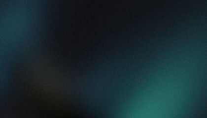 Blue gray color flow abstract smooth grainy gradient backdrop design, retro summer colours flow on dark with noisy gradient banner or poster.