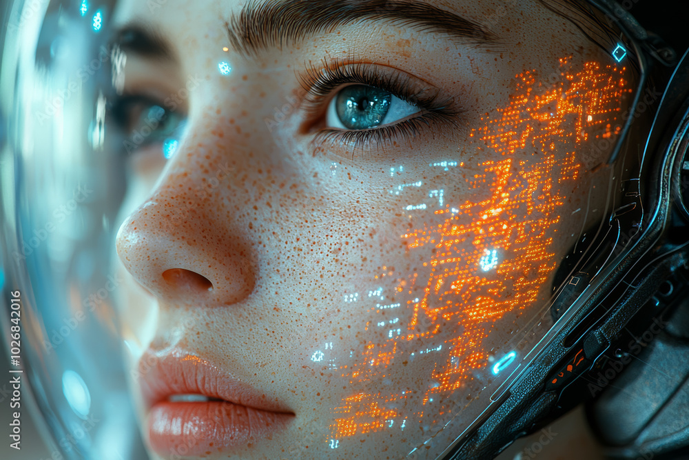 Poster an ai algorithm generating personalized recommendations for movies and shows on a streaming platform