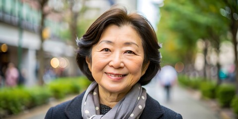 年配の日本人女性